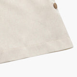 Thiago | Men's Linen Summer Polo Shirt with Chest Pocket