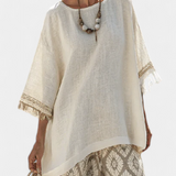 Ilaria – Sophisticated Top and Casual Trousers