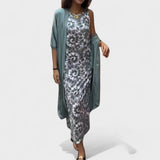 Carolina - Elegant Dress with Cardigan