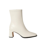 Women's Square Heel Boots with Square Toe and Stretch-Fit Shaft