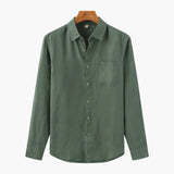Kai | Lightweight Long-Sleeve Linen Shirt for Men's Summer