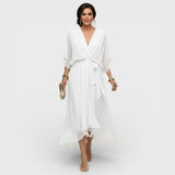 Arabella | Flowing Silhouette Dress with V-Neckline