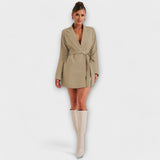 Zélia - Blazer Dress with V-Neckline