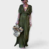 Bruna - Greek-Style Kimono Maxi Dress