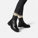 Ancienne Monde | Warm Winter Boots with Platform Sole