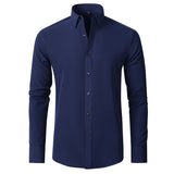 Benjamin | Classic Fitted Long-Sleeve Business Shirt, Stretch