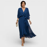 Arabella | Flowing Silhouette Dress with V-Neckline