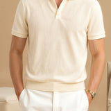 Men's Polo in Beige – Elegant & Timeless