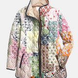 Patchette | Floral Print Quilted Jacket