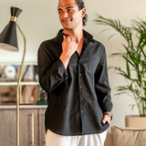 Kai | Lightweight Long-Sleeve Linen Shirt for Men's Summer