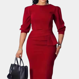 Cláudia | Midi Dress with Refined Lace