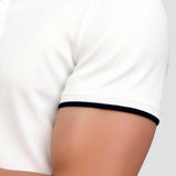 Classic Polo with Zip and Contrast Details
