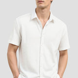 Classic Short-Sleeve Linen Shirt