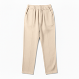 Cotton Harem Trousers for Women with Elastic Waist and Side Pockets