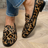 Adrianna - Bold Leopard Loafer