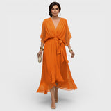 Arabella | Flowing Silhouette Dress with V-Neckline