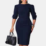 Cláudia | Midi Dress with Refined Lace