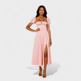 Helena - Summer Dress with Square Neckline