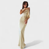 Isadora – Long Satin Dress