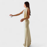 Isadora – Long Satin Dress