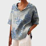 Patrícia - Elegant Linen Top