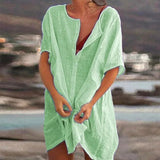 Ágata - Relaxed Linen and Cotton Dress