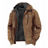 Isak | Warm Vintage Jacket with Fleece Lining and Hood