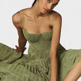 Melissa - Pleated Midi Dress