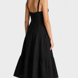Carolina - Floral Dress with Fitted Bodice