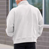 Lorenzo Bianchi | Luxury Men's Jumper with Short Zip and Timeless Style