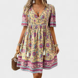 Marta - Floral Boho Dress