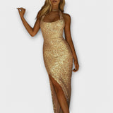 Vanessa - Elegant Dress with High Slit