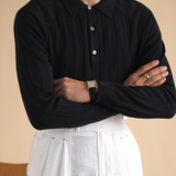 Jelle™ Elegant Fine-Knit Polo for Men