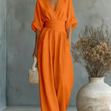Maja | Elegant Jumpsuit with V-Neck and High Waist