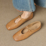 Elspeth | High-Vamp Mary Jane Flat