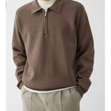 Sweatshirt™ with Polo Collar | Comfortable & Elegant | Relaxed Fit