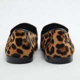 Adrianna - Bold Leopard Loafer