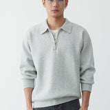 Sweatshirt™ with Polo Collar | Comfortable & Elegant | Relaxed Fit