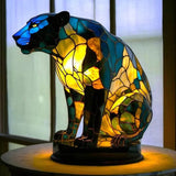 Pantera - Stained Glass Lamp