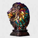 Lion - Stained Glass Lamp