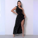 Lilia | Luxury One-Shoulder Evening Dress