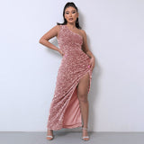 Lilia | Luxury One-Shoulder Evening Dress