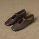 Elspeth | High-Vamp Mary Jane Flat
