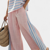 Flaminia - Elegant Blue and Soft Trousers
