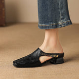 Vyla | Genuine Leather Mules