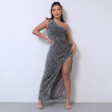Lilia | Luxury One-Shoulder Evening Dress