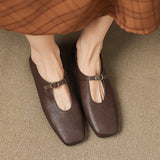 Elspeth | High-Vamp Mary Jane Flat