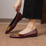 Lorea | Genuine Leather Ballet Flats