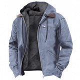 Isak | Warm Vintage Jacket with Fleece Lining and Hood