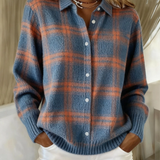 Zafira | Warm Blue Check